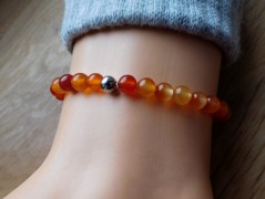 Náhrdelník - Tři kuličky larimaru