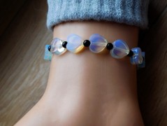 Náhrdelník - Tři kuličky larimaru