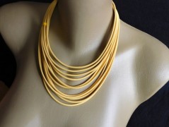 Náhrdelník - Tři kuličky larimaru