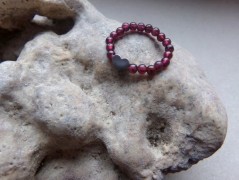 Náhrdelník - Tři kuličky larimaru