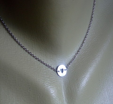 Přívěšek nerezový se srdíčkem náhrdelník srdce nerez ocel 