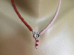 Náhrdelník - Tři kuličky larimaru