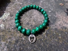 Náhrdelník - Tři kuličky larimaru