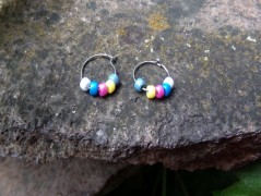 Náhrdelník - Tři kuličky larimaru