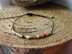 Náhrdelník - Tři kuličky larimaru