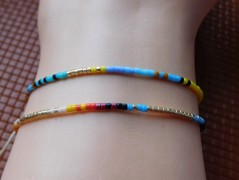 Náhrdelník - Tři kuličky larimaru