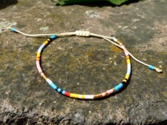 Náhrdelník - Tři kuličky larimaru