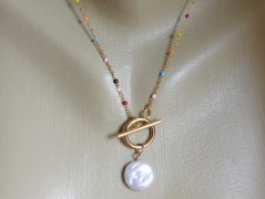 Náhrdelník - Tři kuličky larimaru