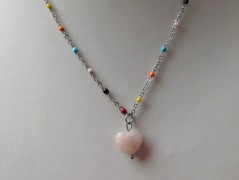 Náhrdelník - Tři kuličky larimaru