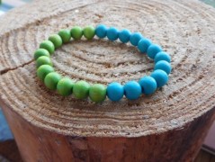 Náhrdelník - Tři kuličky larimaru