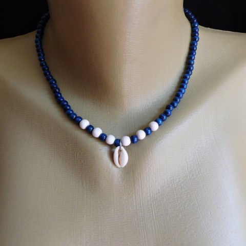 Souprava barevné léto dřevo náhrdelník naušnice barvičky 