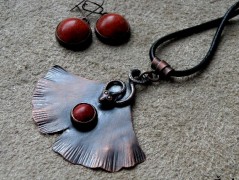 Náhrdelník - Tři kuličky larimaru