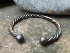 Náhrdelník - Tři kuličky larimaru