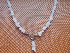 Náhrdelník - Tři kuličky larimaru