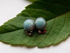 Náhrdelník - Tři kuličky larimaru