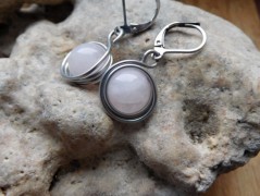 Náhrdelník - Tři kuličky larimaru