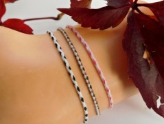 Náhrdelník - Tři kuličky larimaru