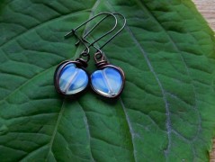 Náhrdelník - Tři kuličky larimaru