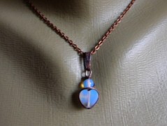 Náhrdelník - Tři kuličky larimaru