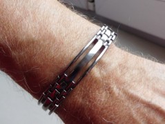 Náhrdelník - Tři kuličky larimaru