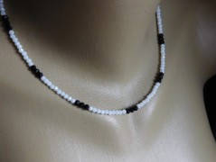 Náhrdelník - Tři kuličky larimaru