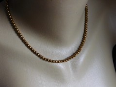 Náhrdelník - Tři kuličky larimaru