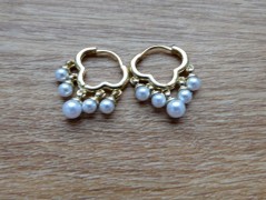 Náhrdelník - Tři kuličky larimaru