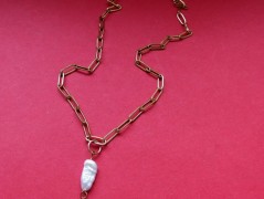 Náhrdelník - Tři kuličky larimaru