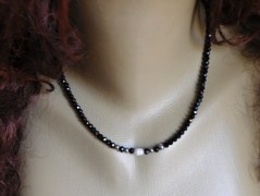 Náhrdelník - Tři kuličky larimaru