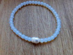 Náhrdelník - Tři kuličky larimaru