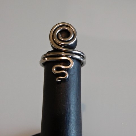 Nerezový prsten tepaný prsten nerez tepaný prsten 