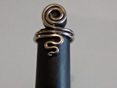 Náhrdelník - Tři kuličky larimaru