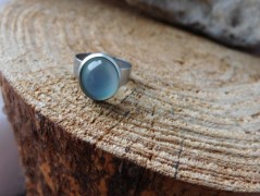 Náhrdelník - Tři kuličky larimaru