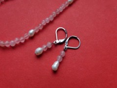 Náhrdelník - Tři kuličky larimaru