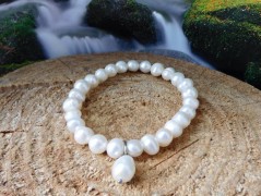 Náhrdelník - Tři kuličky larimaru