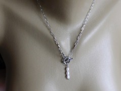 Náhrdelník - Tři kuličky larimaru