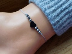 Náhrdelník - Tři kuličky larimaru