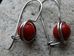 Náhrdelník - Tři kuličky larimaru