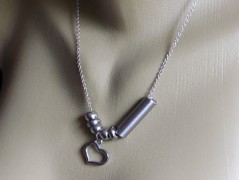 Náhrdelník - Tři kuličky larimaru