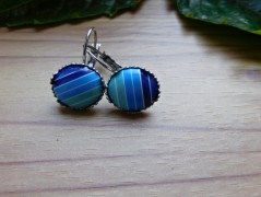 Náhrdelník - Tři kuličky larimaru