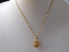 Náhrdelník - Tři kuličky larimaru