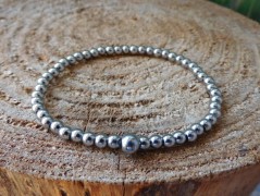 Náhrdelník - Tři kuličky larimaru