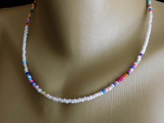 Náhrdelník - Tři kuličky larimaru