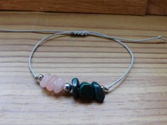 Náhrdelník - Tři kuličky larimaru