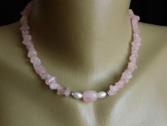 Náhrdelník - Tři kuličky larimaru