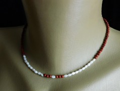 Náhrdelník - Tři kuličky larimaru