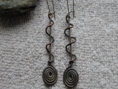 Náhrdelník - Tři kuličky larimaru