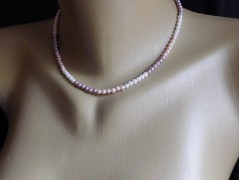 Náhrdelník - Tři kuličky larimaru