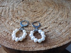 Náhrdelník - Tři kuličky larimaru