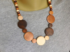 Náhrdelník - Tři kuličky larimaru